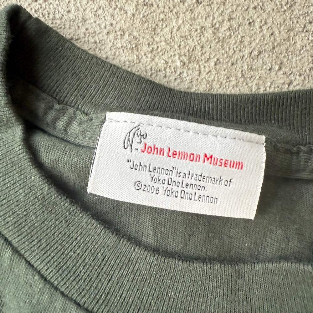 John Lemon Museum Unisex Graphic T-Shirt Black Crew Neck Y2k Comfort Outdoor
